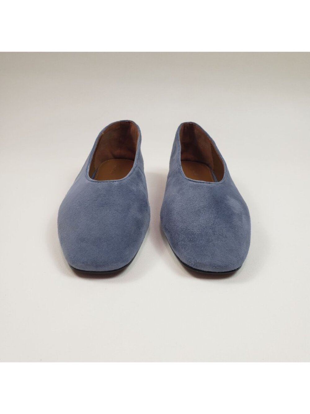 Madewell The Mylie Ballet Flat Suede Basalt Blue Womens 7.5M Minimalist Timeless - Picture 15 of 16
